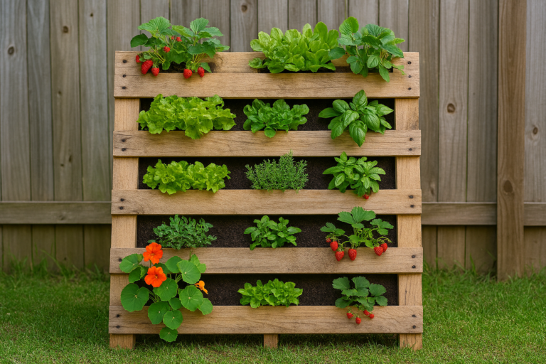 DIY Vertical Pallet Garden Transform Your Small Space Into a Growing Paradise